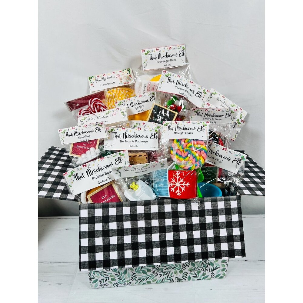 16 Individual Christmas Elf Night Kits- Outfits, Accessories & Props